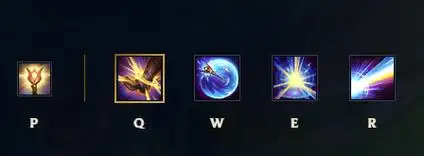 在q技能的使用方面,拉克丝尽量不要在打一些有位移的英雄时先手交,等