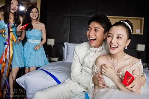 【明星婚礼】分享李小璐婚礼跟拍照片,直播的照片完全不能比,专业摄影