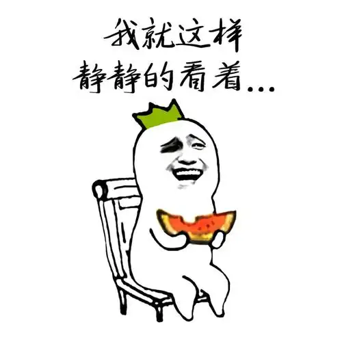 我就这样静静的看着 - 斗图大会 - 装逼表情库 - 真正的斗图网站