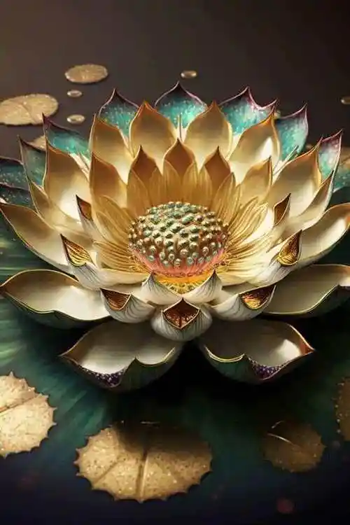 好运莲莲,禅意满满的莲花头像!