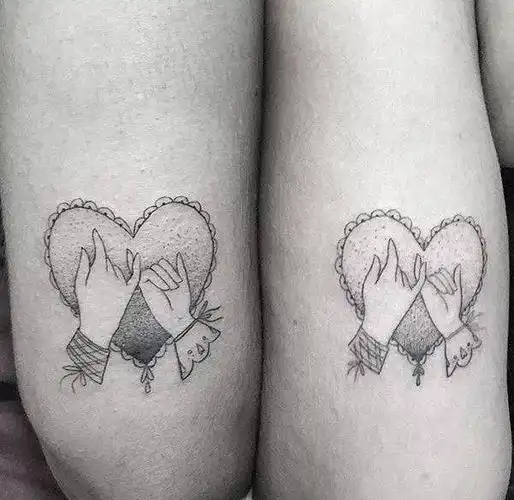 小清新纹身·情侣图_风都