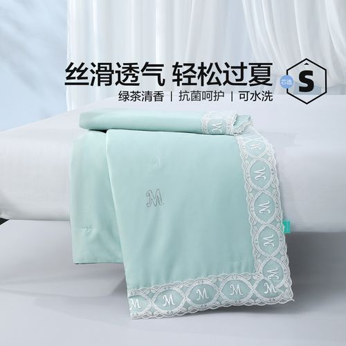 夏天100%纯蚕丝被夏季可机洗水洗空调被芯天然凉感夏凉被子