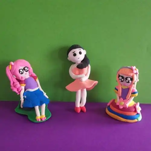 大庆兰德学校分校.学生粘土手工作品系列(四)人物