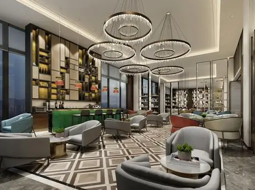 高端酒店携手开洋木门,共筑品质生活空间!