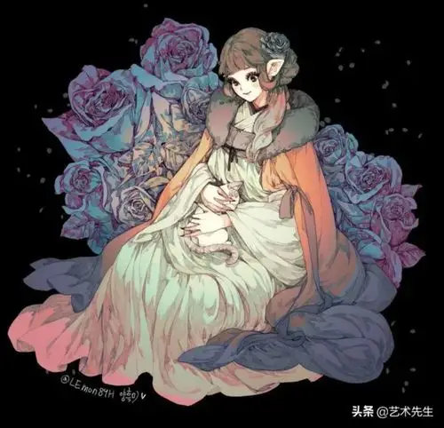 韩风人物插画韩国插画师