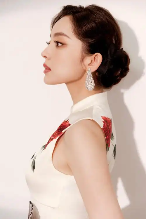 娜扎红玫瑰旗袍#古力娜扎最新物料旗袍   这个回眸 01 阮总救我 我