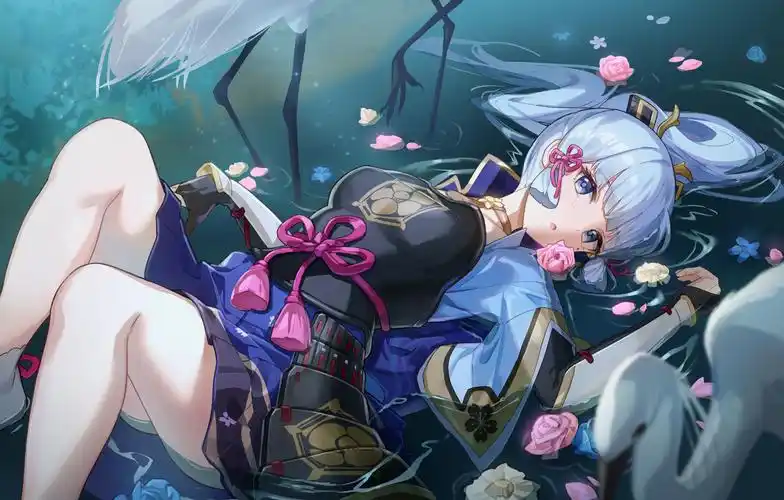 原神神里绫华有哪些好看的无水印壁纸美图