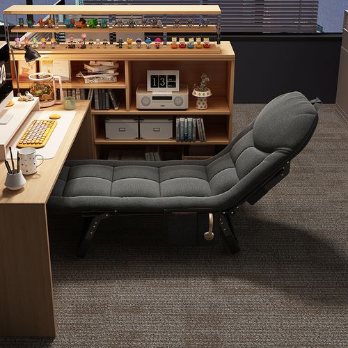 折叠床午休办公室工位神器上班族午睡简易单人休息小巧型迷你躺椅