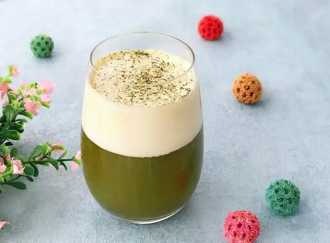 小清新岩盐龙井奶盖