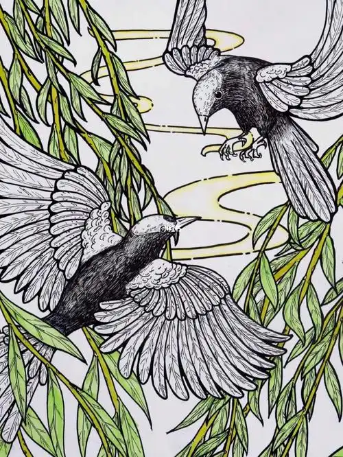 创意画813岁绘画