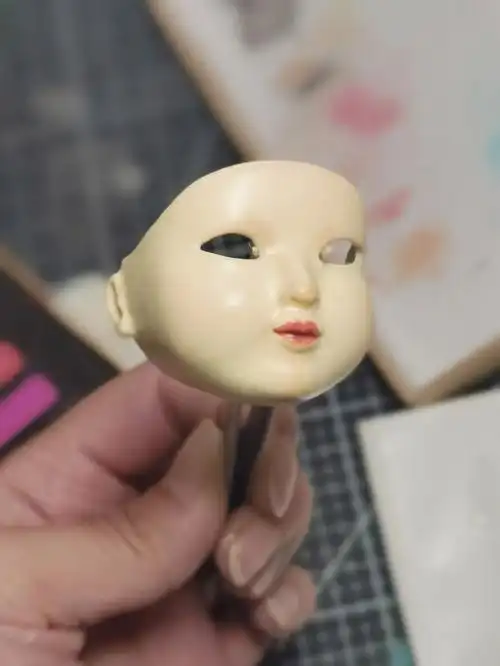 陶瓷鱿鱼游戏鬼娃娃头部制作