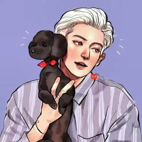 exo动漫朴灿烈头像