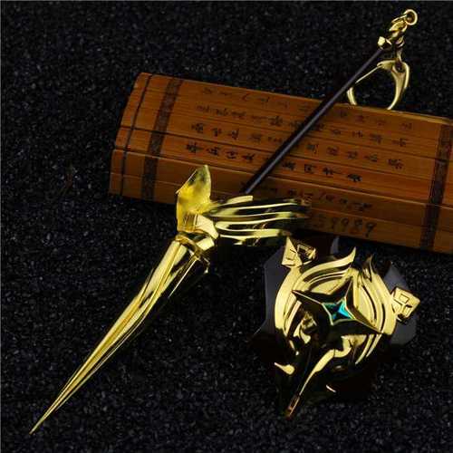 王者荣耀武器雅典娜圣域余晖刀盾牌套装合金兵器模型玩具精工品质