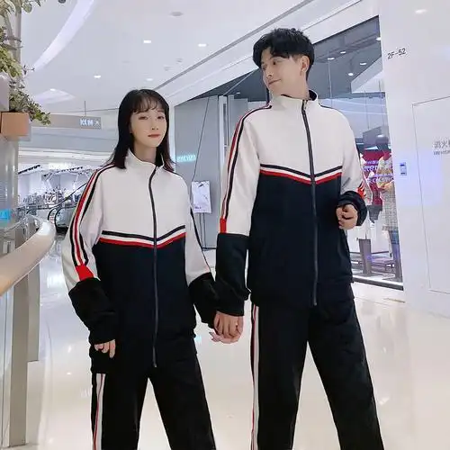 校服套装中学生高中初中男女夏秋季运动班服长袖外套上衣长裤套装sn