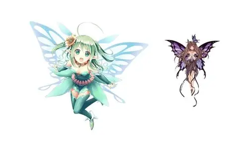 翼天使纹身免抠png透明图层素材