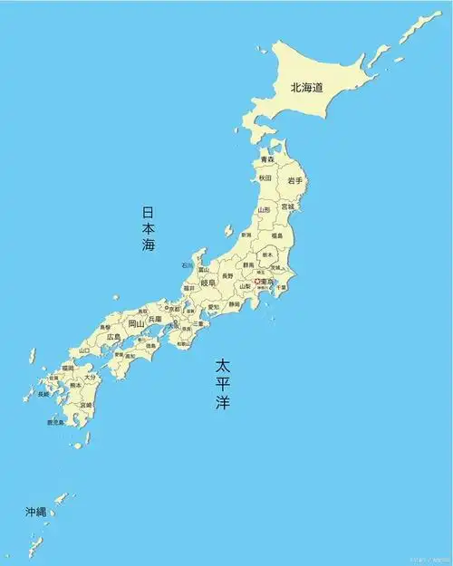日本四面环海吗?