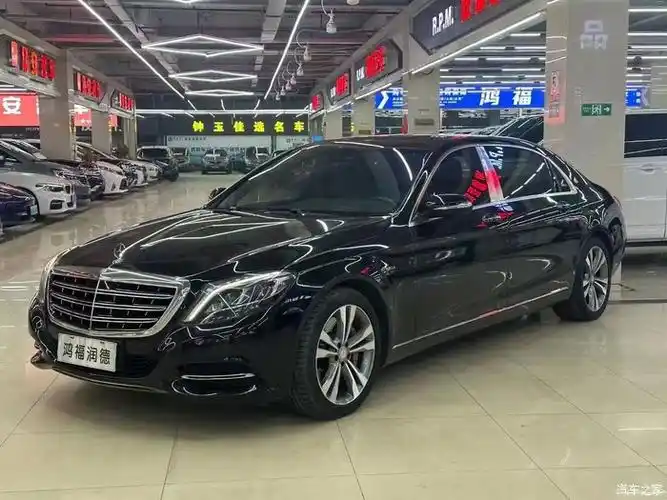 16年6月奔驰s400迈巴赫最贵的黑色内饰挑剔顾客来一