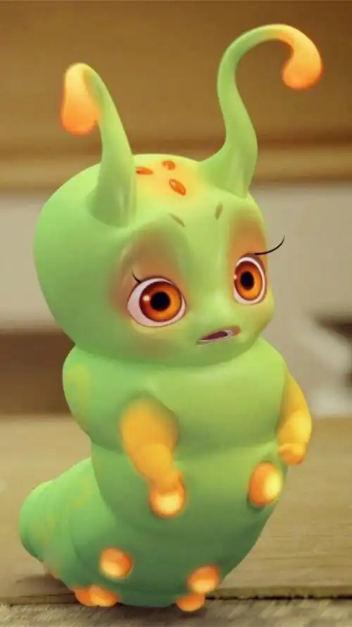 《花千骨》剧照 骨头娘亲的可爱灵宠 糖宝