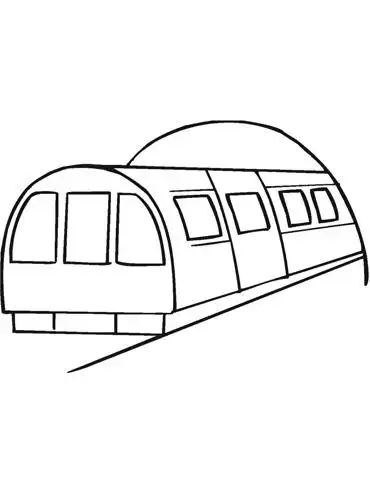 地铁简笔画图片交通工具简笔画图片