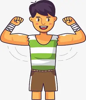 肌肉男矢量素材_肌肉男矢量图片元素-觅元素