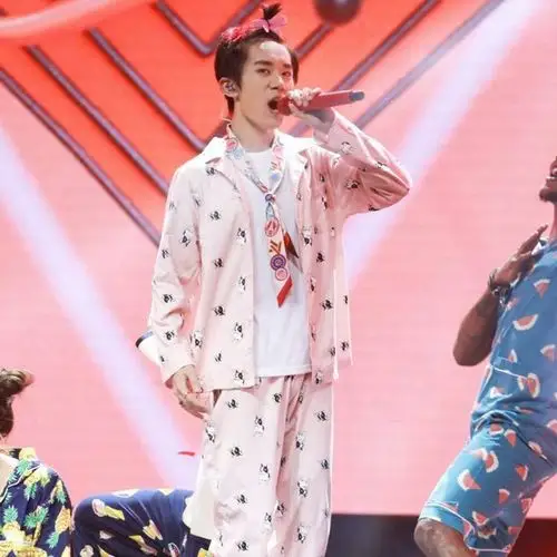 tfboys四周年演唱会高能少年团王俊凯易烊千玺老婆同款睡衣女纯棉