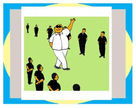 绝不能让社会渣滓沉渣泛起---魏道文漫画