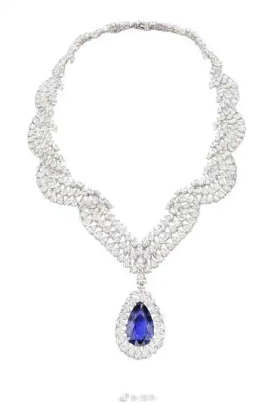 王室蓝宝石项链