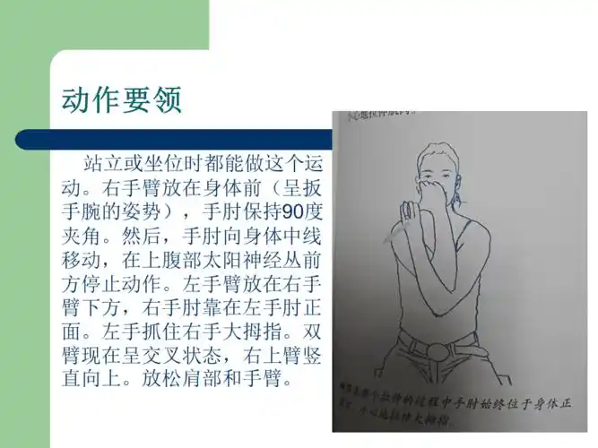 冈上肌拉伸方法