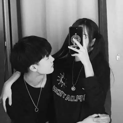 情侣头像高冷霸气黑白双人一对,情侣头像图片-回车桌面