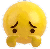 难过- 3d版大黄脸动态表情包 _emoji表情