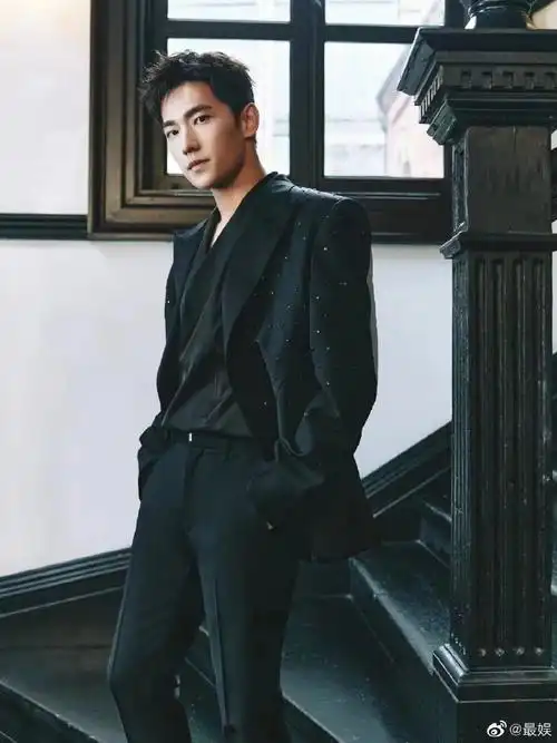 杨洋黑色西装套装##杨洋