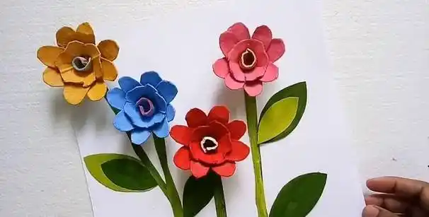 废物利用diy,教你如何制作漂亮的立体花朵(图解)