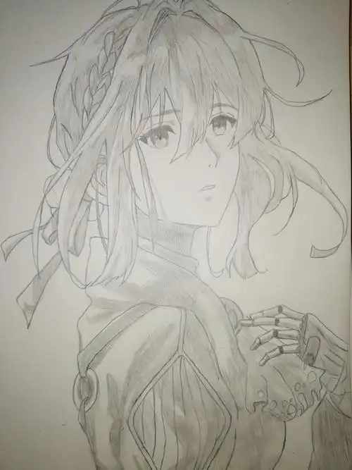 开学前最后画一个薇尔莉特996699ノ゛