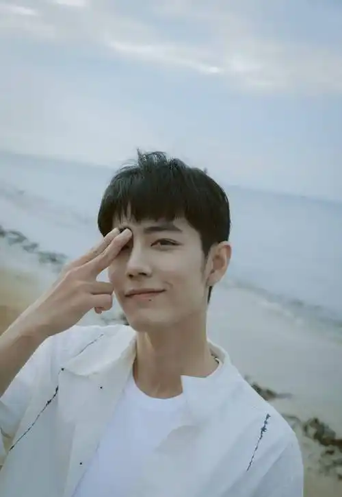 肖战再一次惊艳了!穿白色衬衫拍写真太养眼,清新治愈美少年 - 娱163网