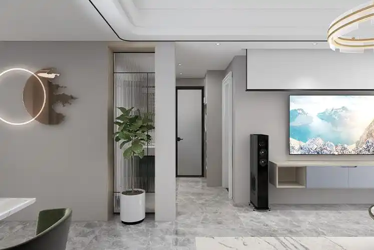 浦东丝庐雅苑2期90平现代简约风格三房装修效果图