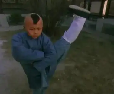 谢苗9岁被王晶导演选中,与李连杰,邱淑贞一同出演电影《新少林无祖》