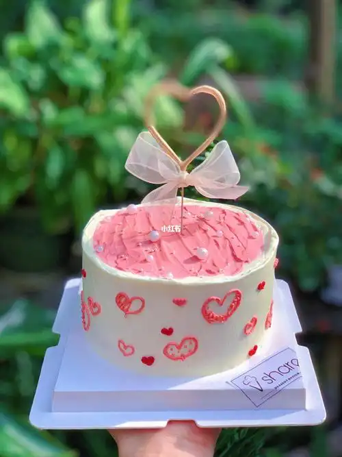 粉粉嫩嫩少女心蛋糕