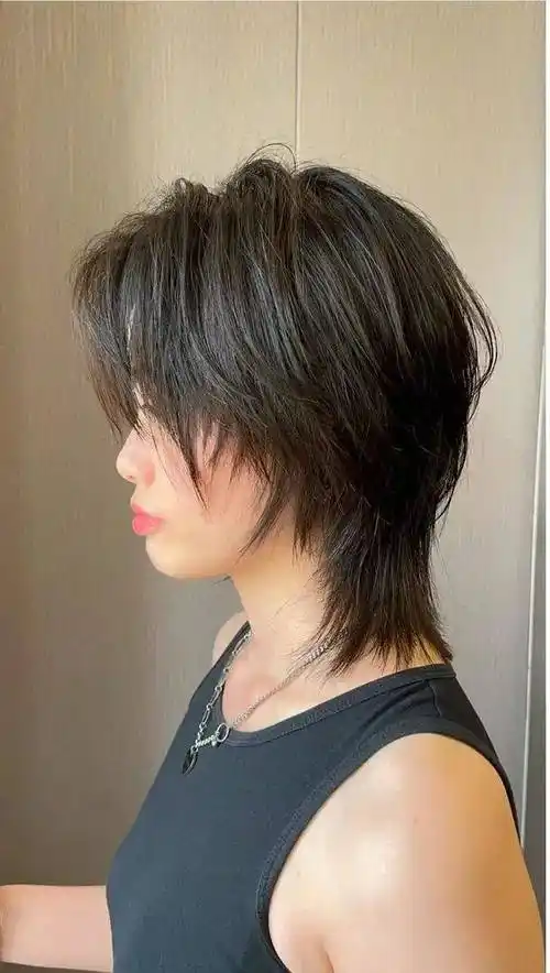 日系狼尾鲻鱼头 少女感十足剪发推荐_发型_女性_短发