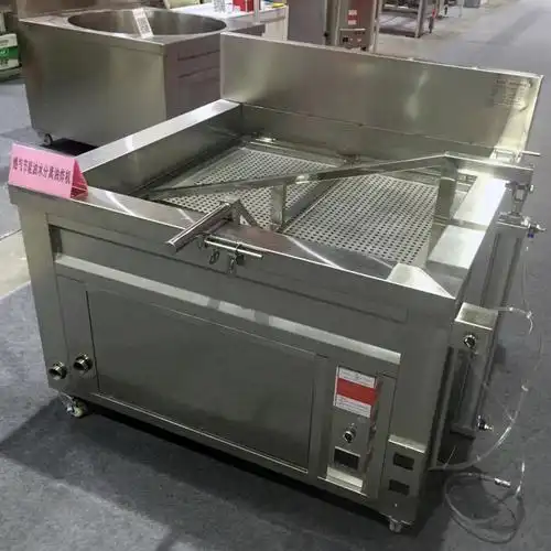 燃气油炸机商用节能燃气油炸机大型豆泡油炸锅炸油条豆制品恒温油炸炉