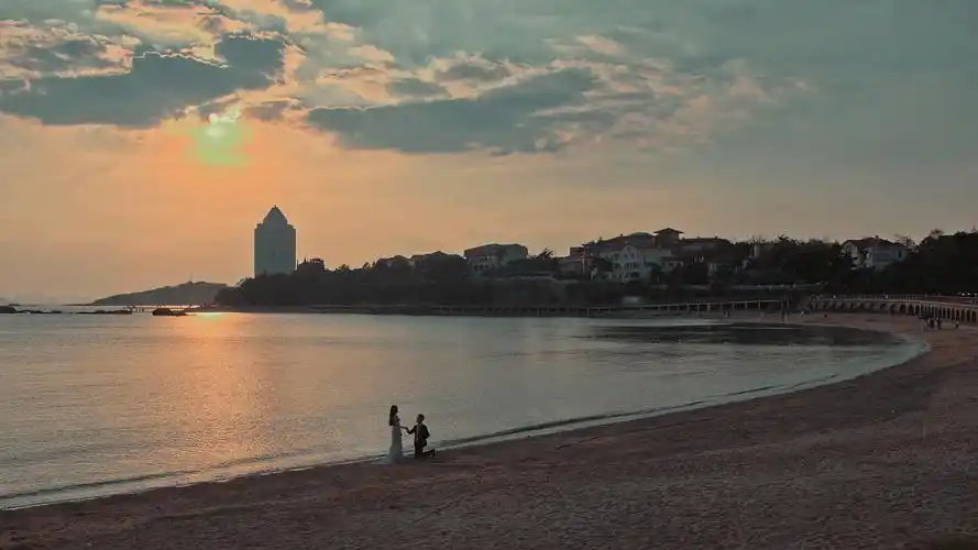 青岛八大关海滩风景