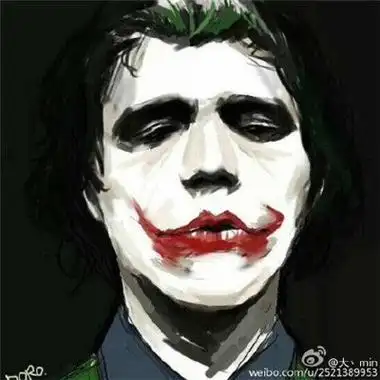 小丑背影头像图片超清小丑头像