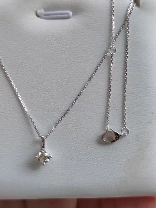 周大福265分钻石项链18k项链