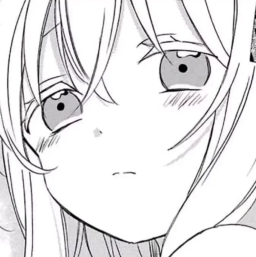 日系(黑白)动漫女头像