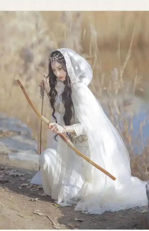 汉服古装女汉元素飘逸超仙气斗篷套装舞蹈节目演出连衣裙 - 17网