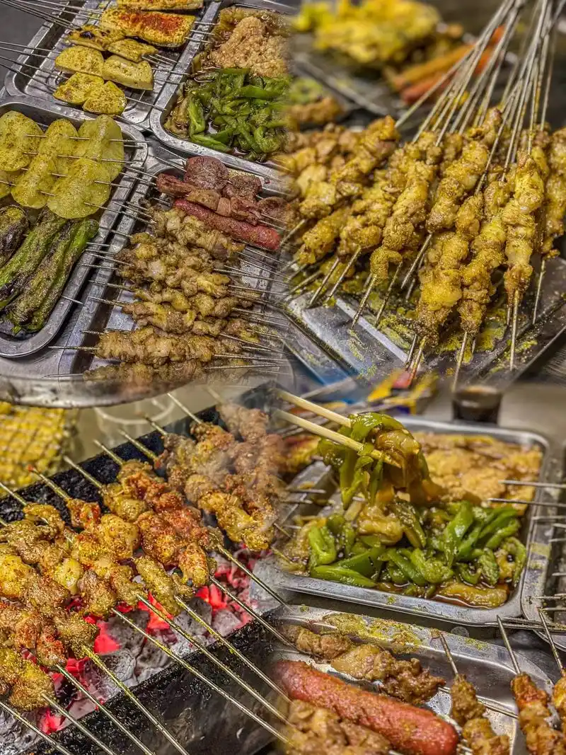 徐州|69号羊羊肉串.我真的认为徐州烧烤真的是太太太好吃了  - 抖音