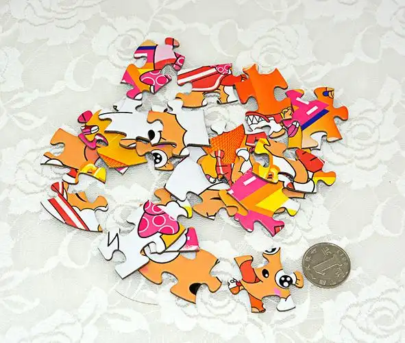 包邮120片儿童益智早教拼图纸质卡通拼版儿童益智玩具