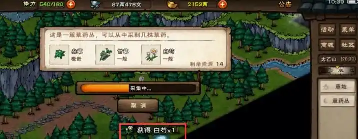 烟雨江湖白芍怎么获得