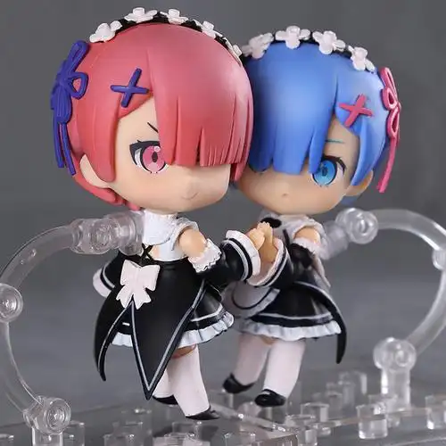 从零开始的异世界生活蕾姆拉姆 黏土q版女仆独立包装盒装手办模型