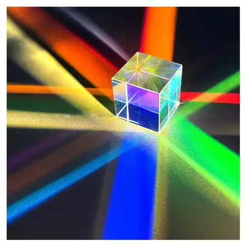 太阳捕手 合色棱镜六面亮分光magic prism cube k9光学玻璃三棱镜