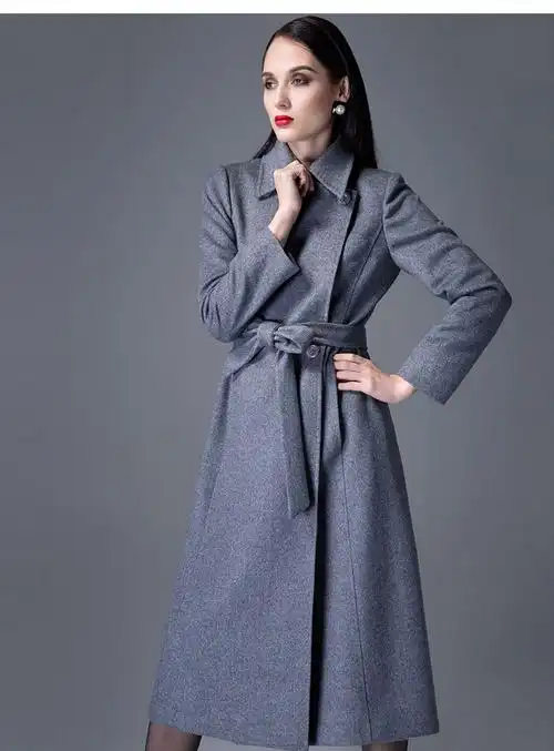 服装鞋帽箱包,钟表眼镜 女装 女式风衣,大衣 2014新款秋冬欧美呢外套